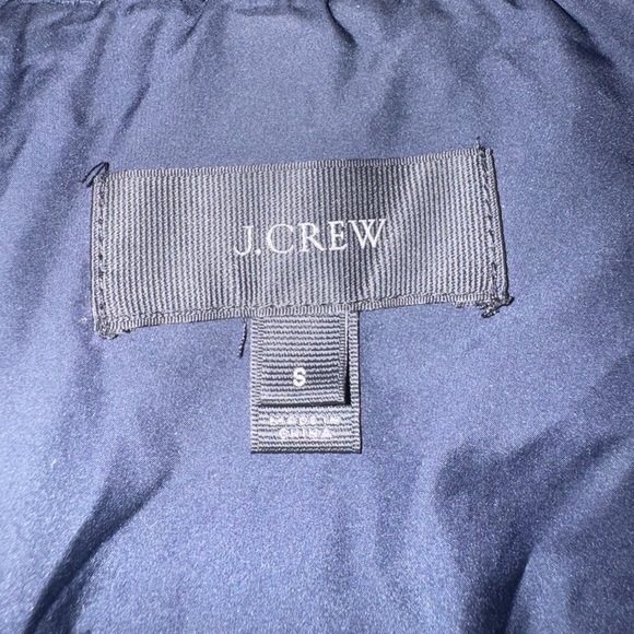 J. Crew Dark Blue Quilted Vest - Picture 2 of 3